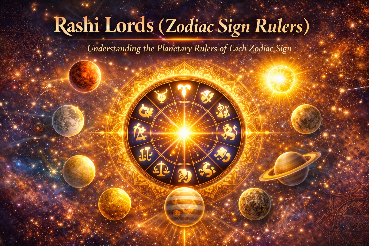 Rashi Lords (Zodiac Sign Rulers)